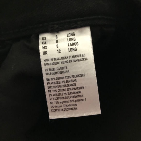 Black American Eagle “Super Super Stretch” Jeans - Picture 3 of 3